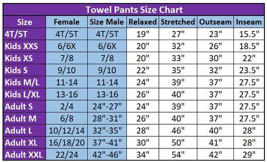 Towel Pants - CHARCOAL GREY - IN STOCK Fast Shipping - Beach, Swimming, Resortwear, Boys, Girls, AdultsTowel Pants - RED - IN STOCK Fast Shipping - Beach, Swimming, Resortwear, Boys, Girls, Adults - Paradise Towelwear