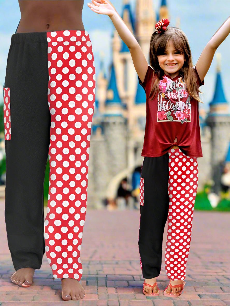 Towel Pants - Polkadot - IN STOCK Fast Shipping - Beach, Swimming, Resortwear, Boys, Girls, Adults - Paradise Towelwear