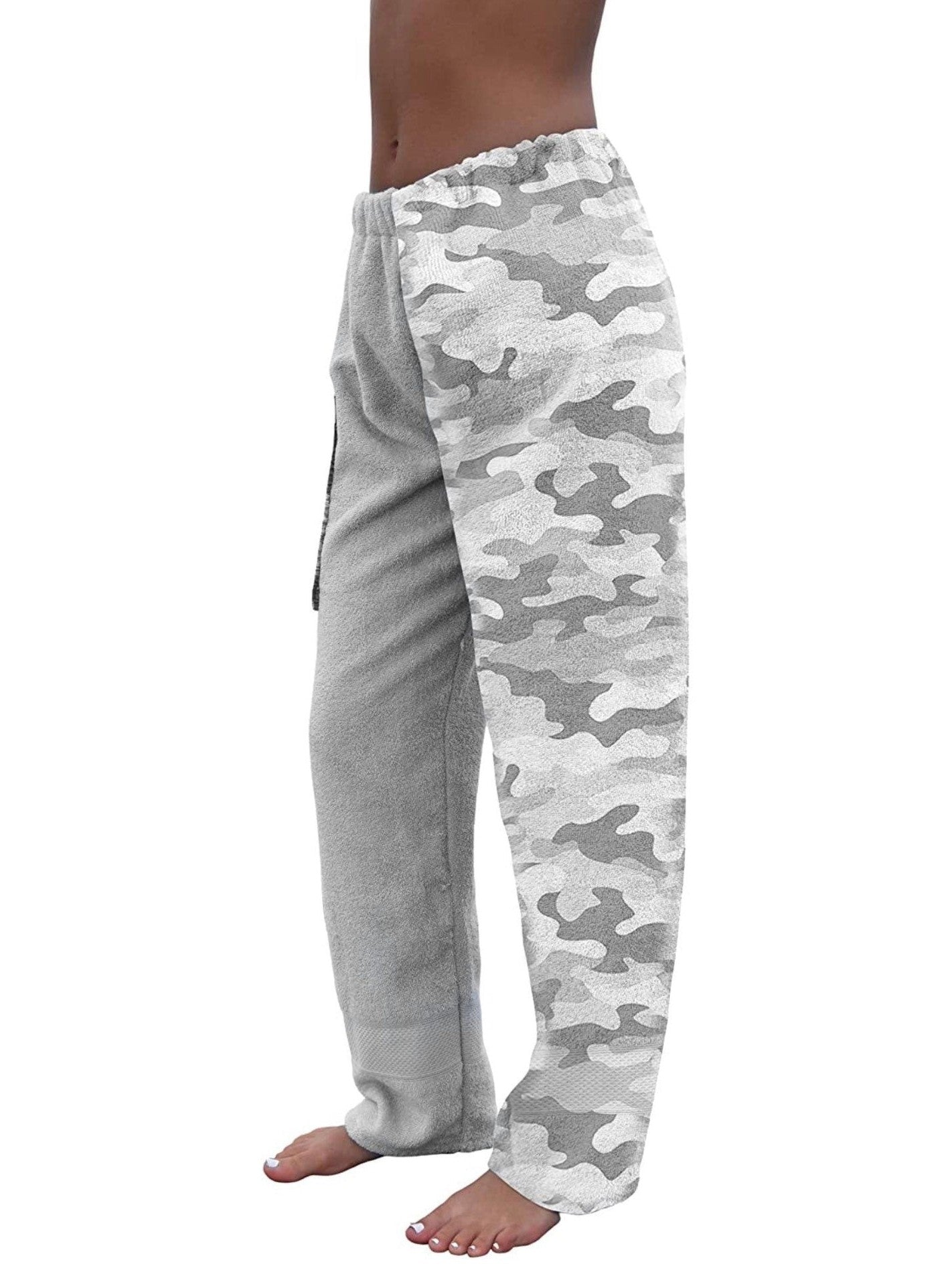 Towel Pants for Swimmers – IN STOCK Fast Shipping - Beach Coverup – Swim wear - Grey Camo Camoflauge