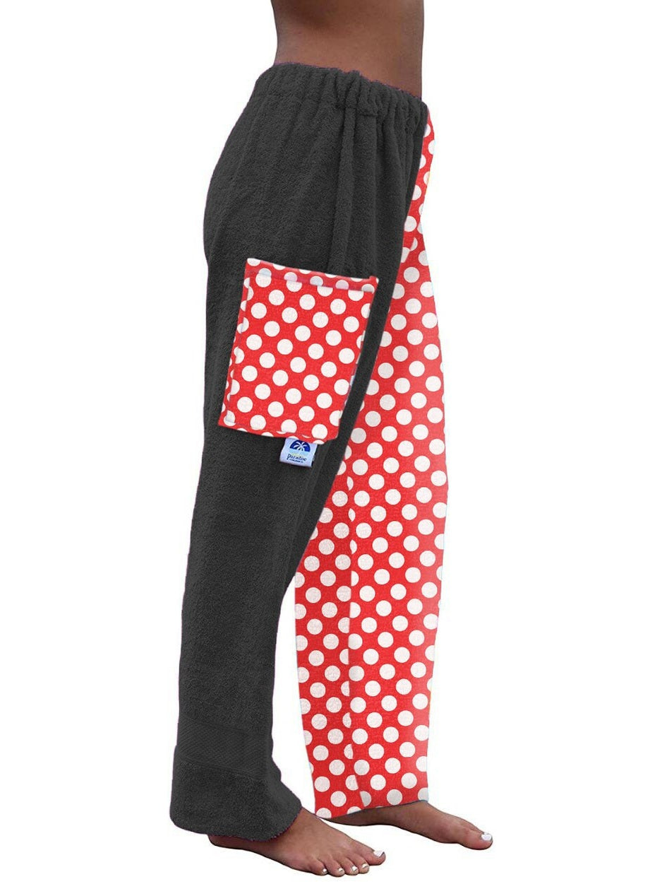 Towel Pants - Polkadot - IN STOCK Fast Shipping - Beach, Swimming, Resortwear, Boys, Girls, Adults