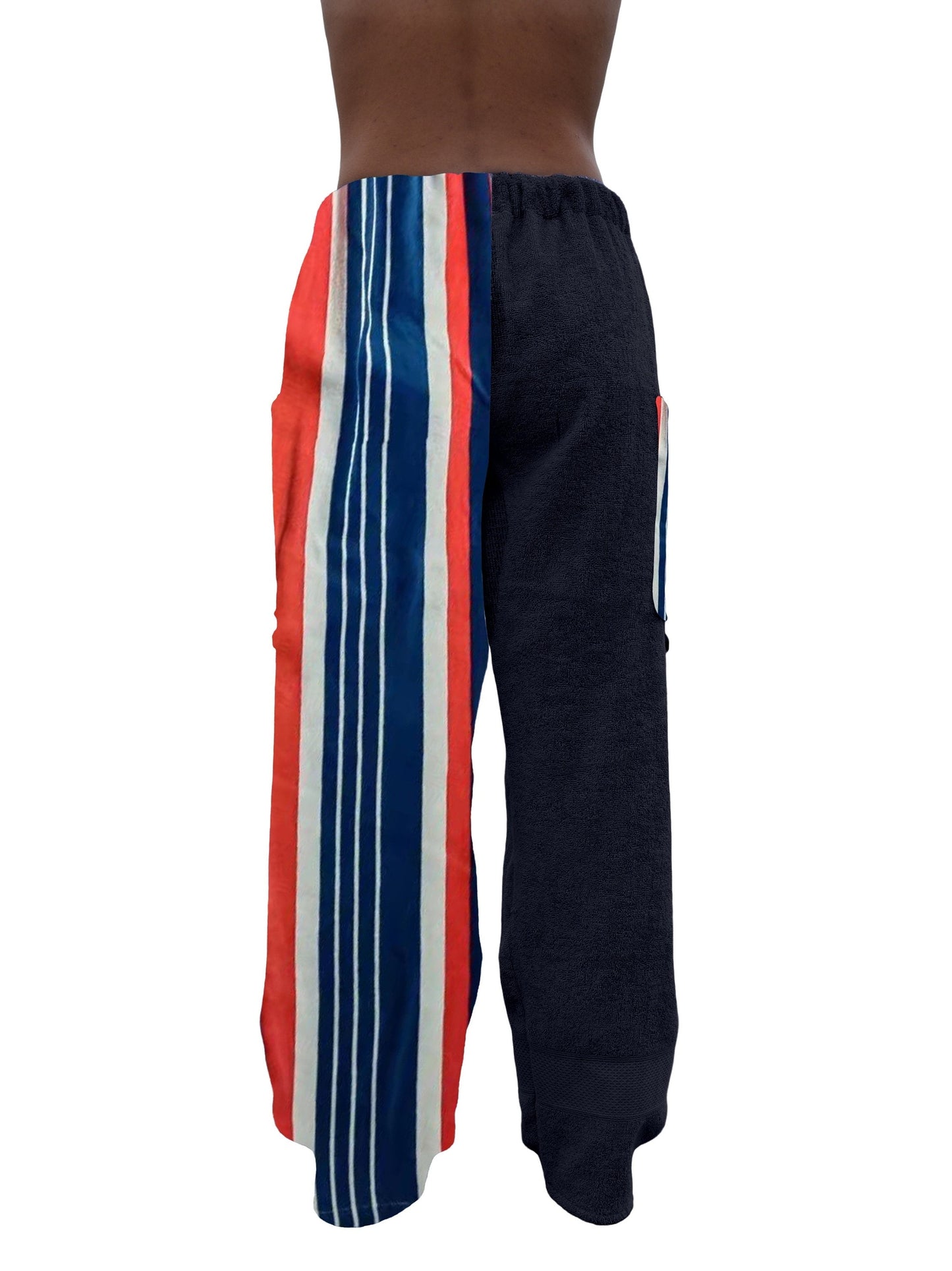 Towel Pants - Stripe Pattern - IN STOCK Fast Shipping - Beach, Swimming, Resortwear, Boys, Girls, Adults.
