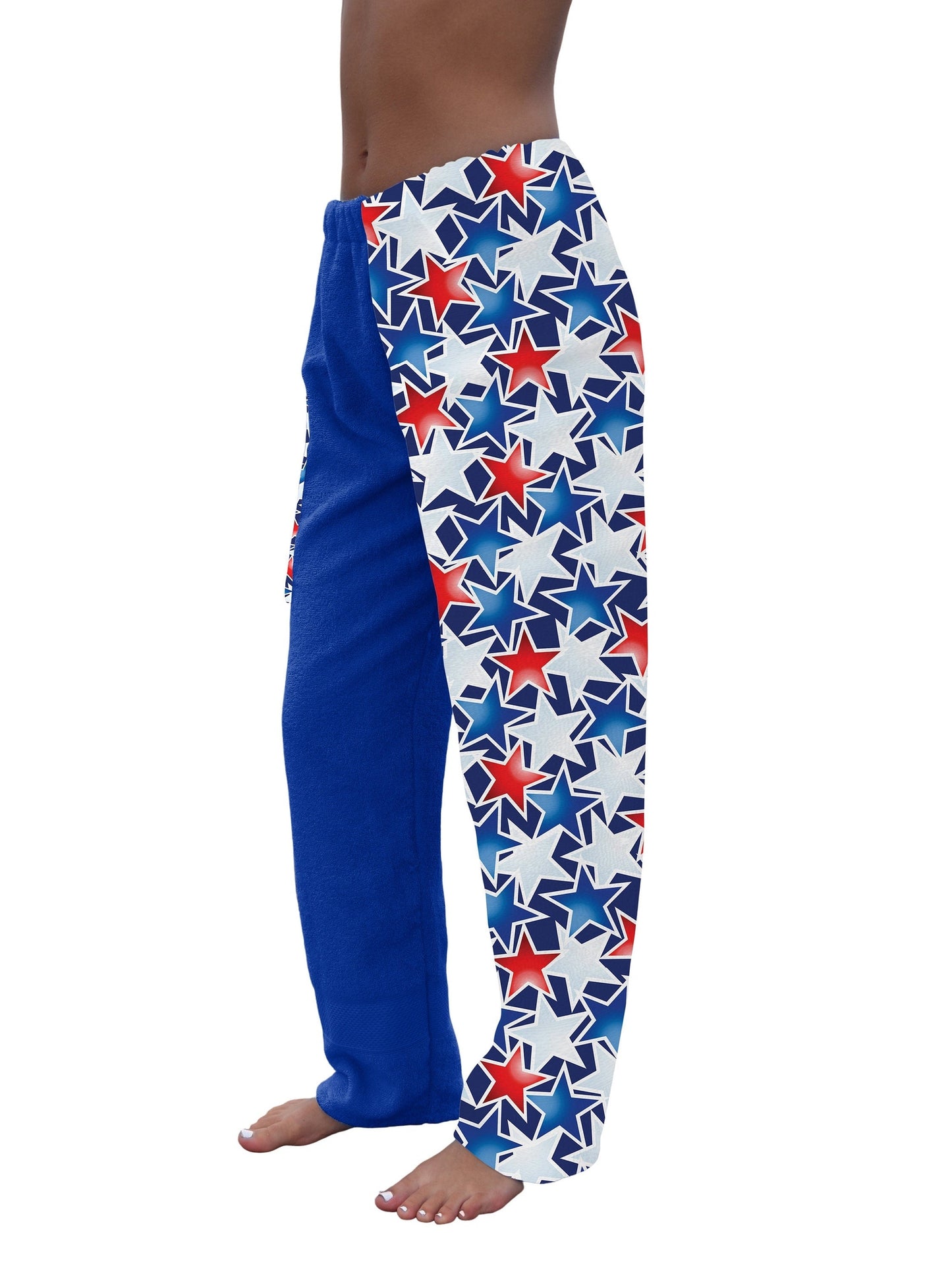 Towel Pants - Red White Blue Stars - IN-STOCK Fast Shipping - Beach, Swimming, Resortwear, Boys, Girls, Adults