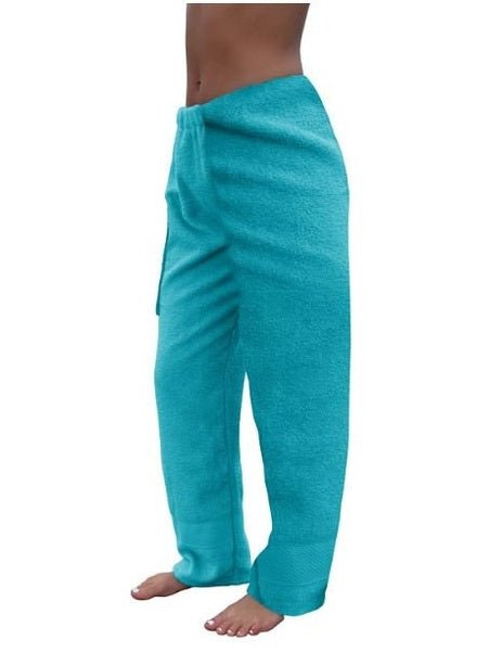 Towel Pants - Turquoise Aqua Blue - IN - STOCK Fast Shipping - Beach, Swimming, Resortwear, Boys, Girls, Adults - Paradise Towelwear