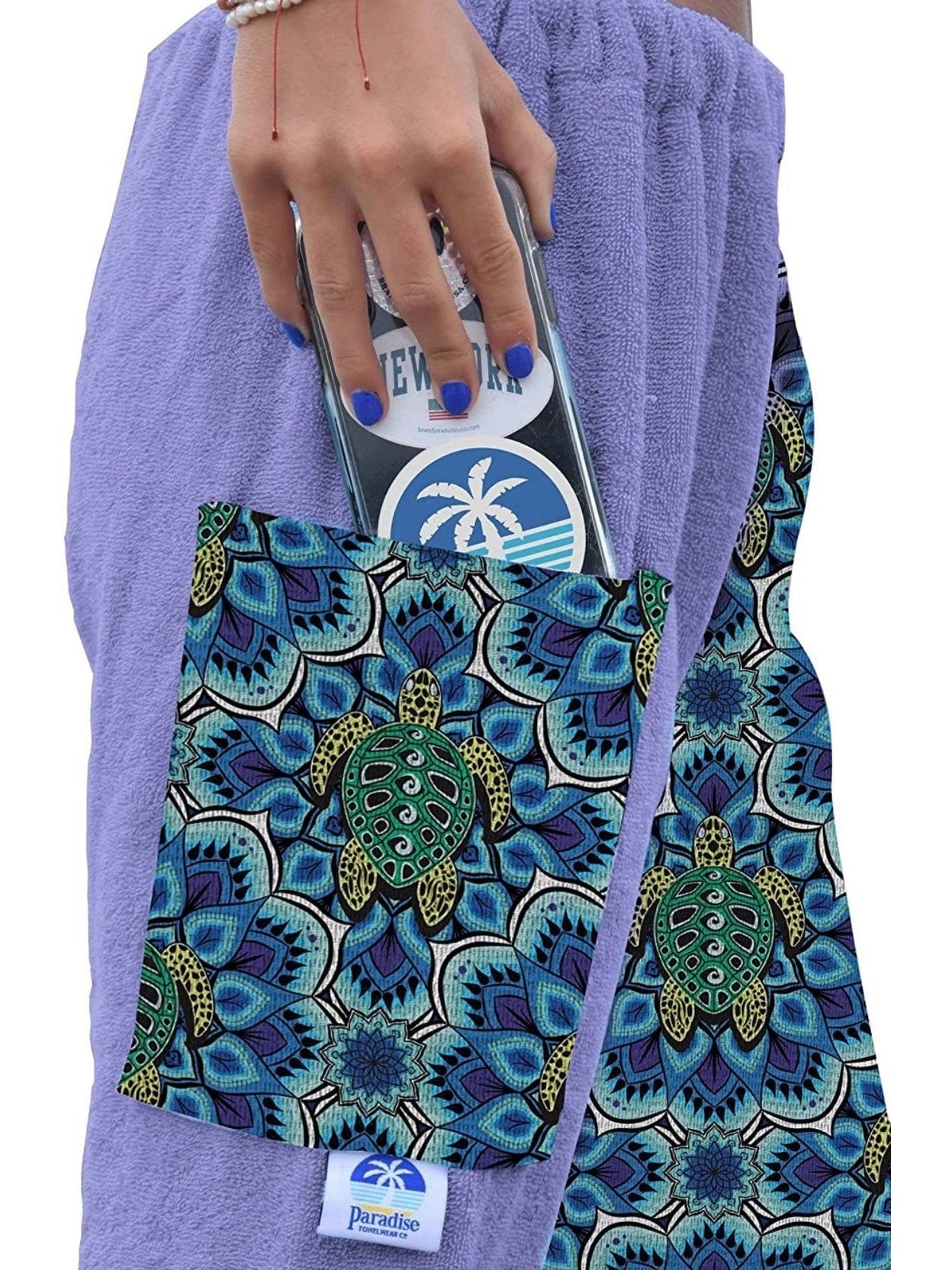 Towel Pants - Turtle Mandala - IN - STOCK Fast Shipping - Beach, Swimming, Resortwear, Boys, Girls, Adults. - Paradise Towelwear