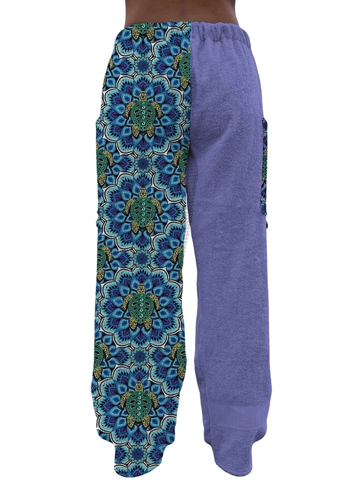 Towel Pants - Turtle Mandala - IN - STOCK Fast Shipping - Beach, Swimming, Resortwear, Boys, Girls, Adults. - Paradise Towelwear